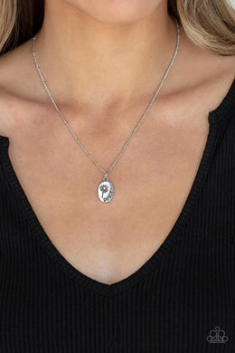 Be The Peace You Seek Silver Necklace Paparazzi Accessories
