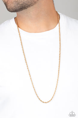 The Go-To Guy - Gold Necklace Paparazzi Accessories