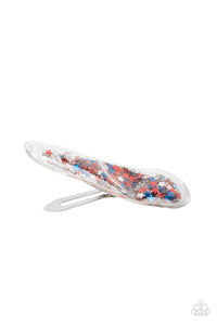 Barrette,patriotic,stars,Oh, My Stars and Stripes - Multi Hair Accessory