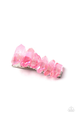 Crystal Caves - Pink Hair Accessory Paparazzi Accessories