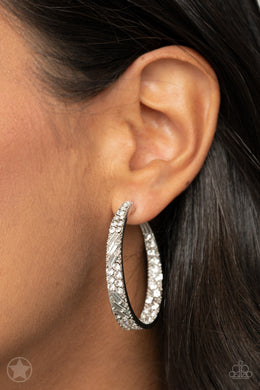 GLITZY By Association Silver Earring Paparazzi Accessories
