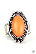 Load image into Gallery viewer, Lost In Sagebrush Orange Stone Ring Paparazzi Accessories