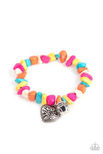 Load image into Gallery viewer, Love You to Pieces Multi Stone Stretchy Bracelet Paparazzi Accessories