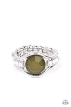 Load image into Gallery viewer, Meadow Mist Green Ring Paparazzi Accessories
