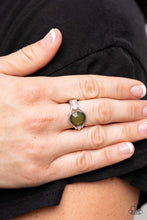 Load image into Gallery viewer, Meadow Mist Green Ring Paparazzi Accessories