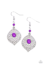 Load image into Gallery viewer, Perky Perennial Purple Earring Vivacious Bombshell Bling, LLC, Jenny and James Davison