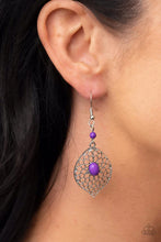 Load image into Gallery viewer, Perky Perennial Purple Earring Vivacious Bombshell Bling, LLC, Jenny and James Davison