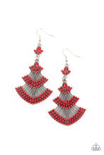 Load image into Gallery viewer, Eastern Expression Red Earring Paparazzi Accessories