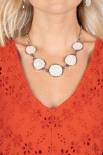 Load image into Gallery viewer, Santa Fe Flats White Stone Necklace Paparazzi Accessories