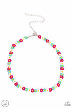 Load image into Gallery viewer, Seed Limit Pink Seed Bead Choker Necklace Paparazzi Accessories