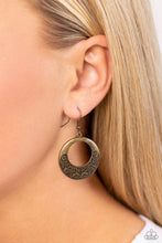 Load image into Gallery viewer, Secret Vineyards Brass Earrings Paparazzi Accessories