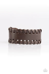 brown,buckle,leather,urban,Rugged Roadways Brown Leather Urban Bracelet