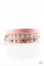 Load image into Gallery viewer, Catwalk Casual Pink Leather Wrap Bracelet Paparazzi Accessories