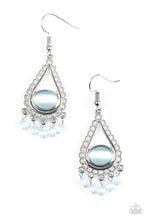 Load image into Gallery viewer, Give Me The Glow-down Blue Moonstone Earring Paparazzi Accessories