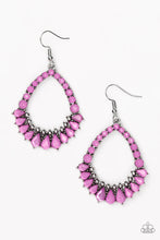 Load image into Gallery viewer, Crystal Waters Purple Earring Vivacious Bombshell Bling, LLC, Jenny and James Davison