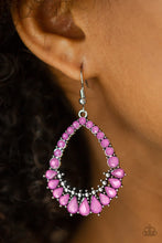 Load image into Gallery viewer, Crystal Waters Purple Earring Vivacious Bombshell Bling, LLC, Jenny and James Davison