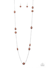 Load image into Gallery viewer, Pacific Piers Brown Necklace Paparazzi Accessories