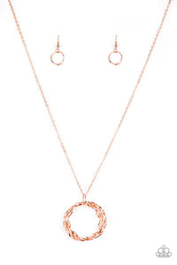 copper,long necklace,Millenial Minimalist Copper Necklace