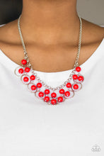 Load image into Gallery viewer, Really Rococo Red Necklace Paparazzi Accessories