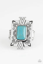 Load image into Gallery viewer, So Smithsonian Blue Stone Ring Paparazzi Accessories