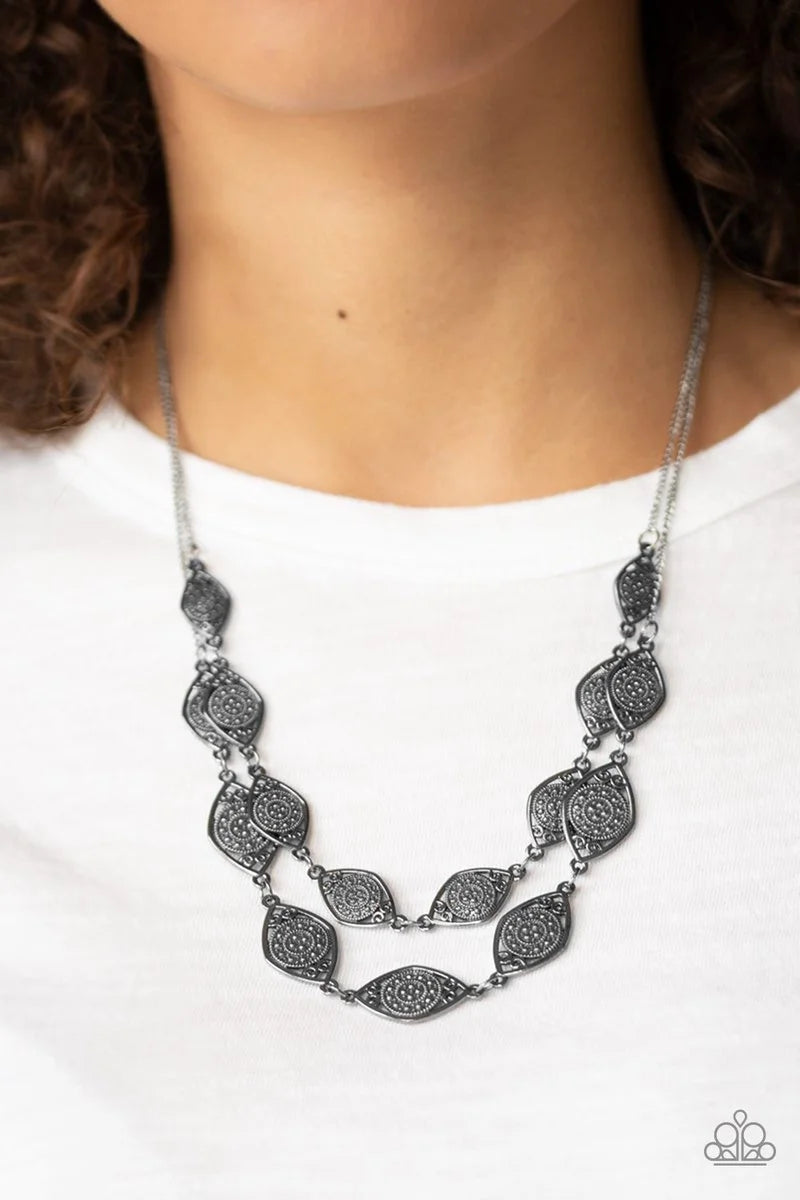 Make Yourself at Homestead Silver Necklace Paparazzi Accessories