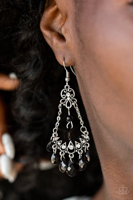Malibu Sunset Black Earrings Paparazzi Accessories