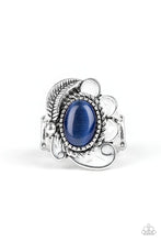 Load image into Gallery viewer, Fairytale Magic Blue Cat&#39;s Eye Ring Paparazzi Accessories
