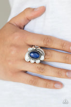 Load image into Gallery viewer, Fairytale Magic Blue Cat&#39;s Eye Ring Paparazzi Accessories