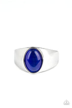 Load image into Gallery viewer, Cool Down Blue Ring Paparazzi Accessories