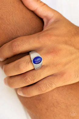 Cool Down Blue Ring Paparazzi Accessories