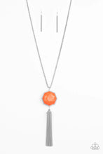 Load image into Gallery viewer, Prismatically Polygon Orange Necklace Paparazzi Accessories