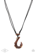 Load image into Gallery viewer, Off The Hook Brown Urban Necklace Paparazzi Accessories