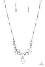 Load image into Gallery viewer, Unrivaled Sparkle Black Gunmetal Rhinestone Necklace Paparazzi Accessories