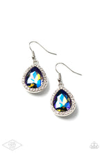 Load image into Gallery viewer, Dripping WIth Drama Multi Oil Spill Rhinestone Earrings Paparazzi Accessories