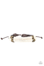 Load image into Gallery viewer, Island Renegade Brown Leather Pull-Tie Urban Bracelet Paparazzi Accessories