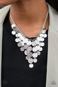 fashion fix,short necklace,silver,Spotlight Ready Silver Necklace