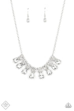 Load image into Gallery viewer, Sparkly Ever After White Rhinestone Necklace Paparazzi Accessories