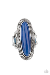 blue,stone,wide back,Stone Healer Blue Stone Ring