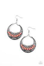 Load image into Gallery viewer, Crescent Couture Orange Earrings Paparazzi Accessories