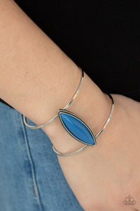 blue,cuff,What You SEER Is What You Get Blue Cuff Bracelet