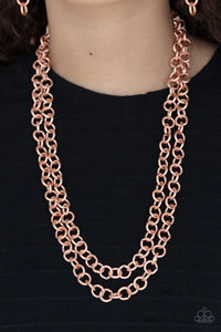 copper,long necklace,Grunge Goals Copper Necklace