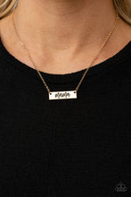 Load image into Gallery viewer, Blessed Mama Gold Necklace Paparazzi Accessories