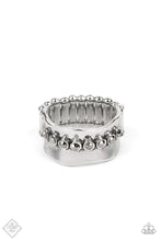 Load image into Gallery viewer, Scintillating Smolder Silver Rhinestone Ring Paparazzi Accessories