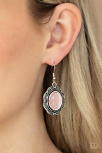 Load image into Gallery viewer, Garden Party Perfection Pink Cat&#39;s Eye Earring Paparazzi Accessories