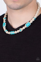 Load image into Gallery viewer, Explorer Exclusive Blue Urban Necklace Paparazzi Accessories