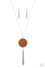 Load image into Gallery viewer, Wondrously Woven Brown Necklace Paparazzi Accessories