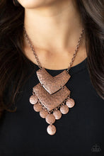 Load image into Gallery viewer, The Keys to the Animal Kingdom Copper Necklace Paparazzi Accessories