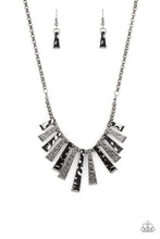 Load image into Gallery viewer, The Mane Course Black Gunmetal Necklace Paparazzi Accessories