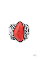 Load image into Gallery viewer, Soul Trek Red Stone Ring Paparazzi Accessories