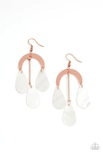 Load image into Gallery viewer, Atlantis Ambience Copper Earring Paparazzi Accessories